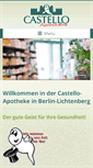 Mobile Screenshot of castelloapotheke.de